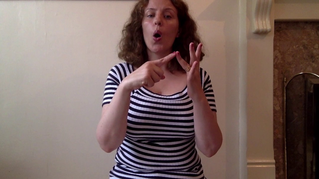British Sign Language Alphabet signed clearly