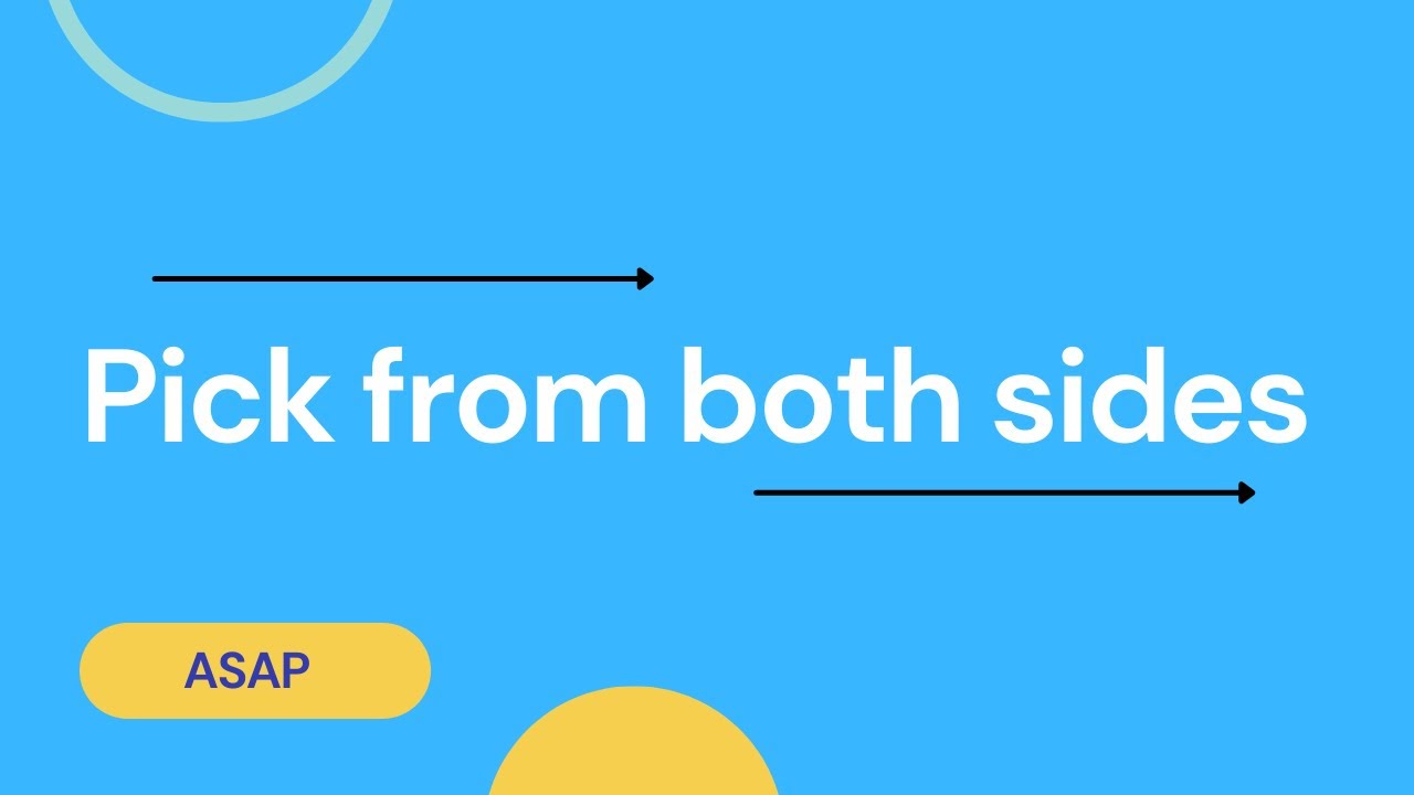 Pick from both sides! - InterviewBit