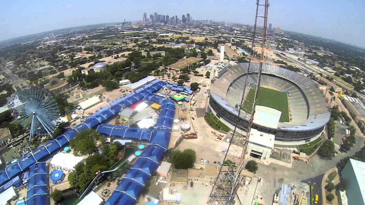TOP O' TEXAS TOWER RIDE TAKES GUESTS 500 FEET ABOVE FAIRGROUNDS FOR A 50 MILE HORIZON VIEW