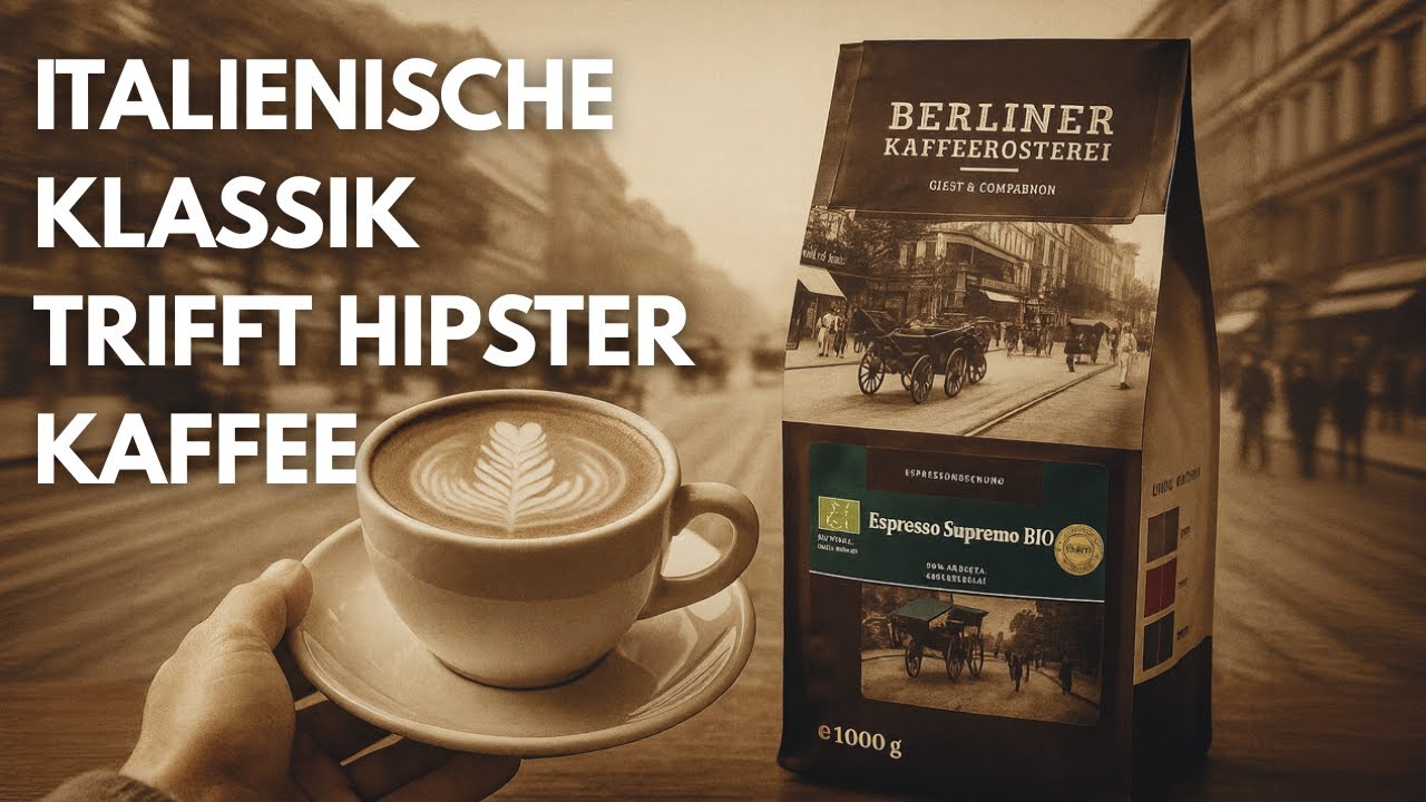 Italienische Klassik trifft Berlins Moderne - Berliner Kaffeerösterei Espresso Supremo Bio