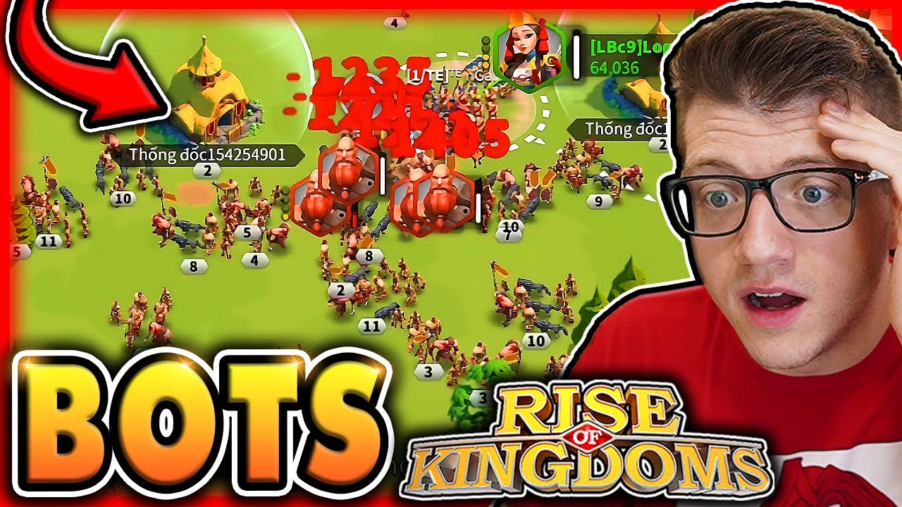 БЕСКОНЕЧНЫЙ варварский глюк! Боты вышли из-под контроля! Взломы Rise of Kingdoms 2023