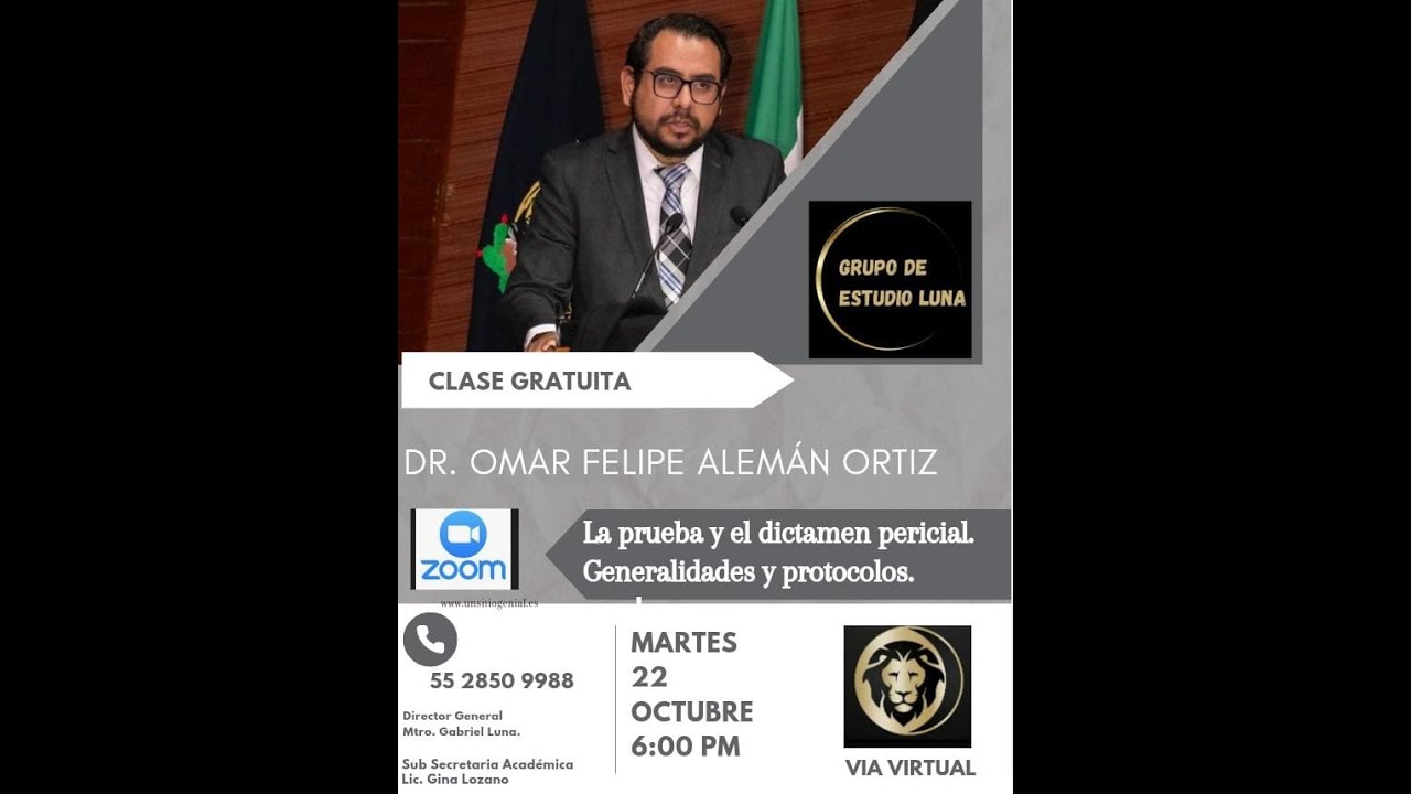La prueba y el dictamen pericial. Omar Felipe Alemán Ortiz