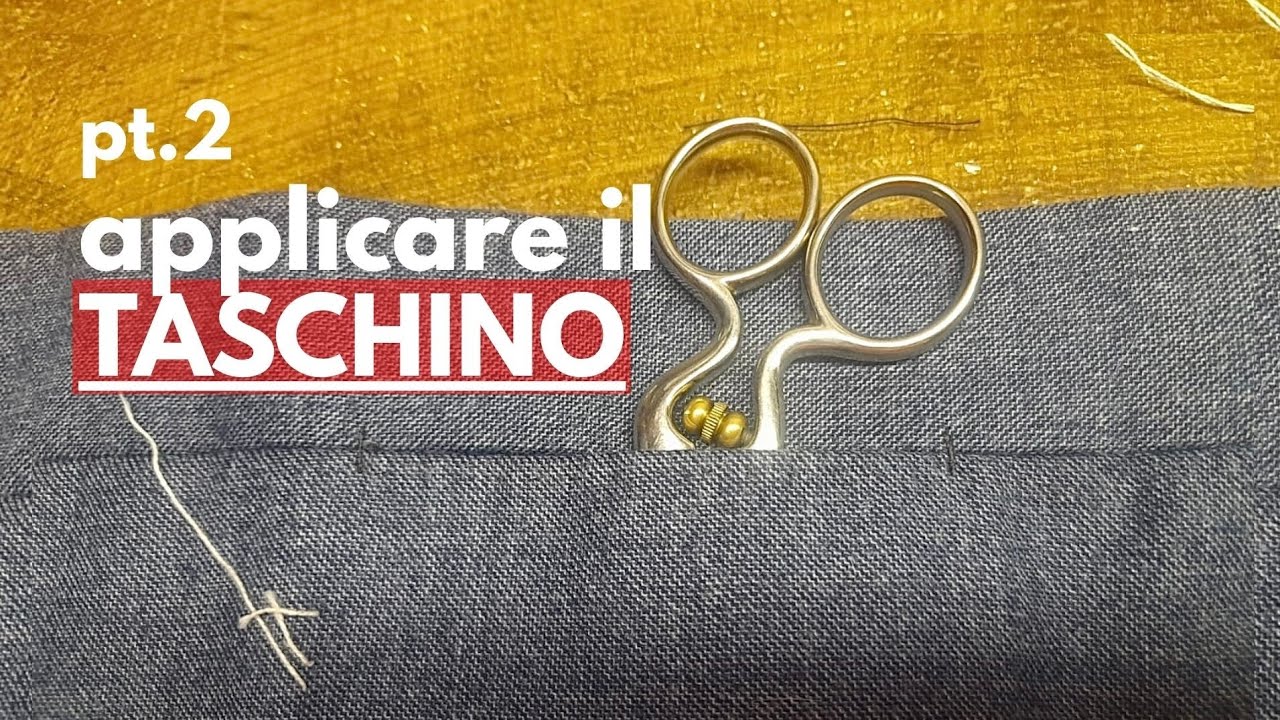 Come applicare il taschino al pantalone