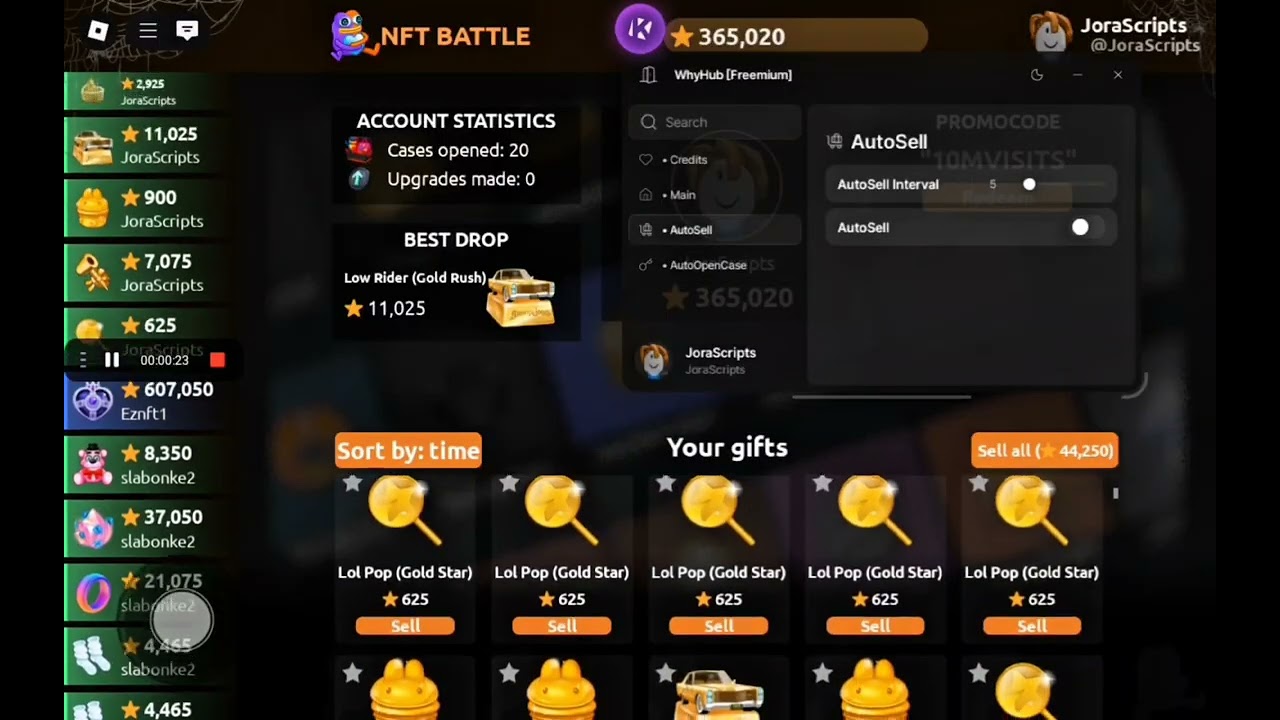 Best script nft battles (Whyhub)
