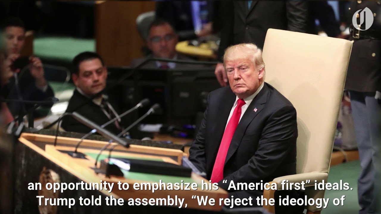 United Nations crowd erupts in laughter after Donald Trump boasts of America's might
