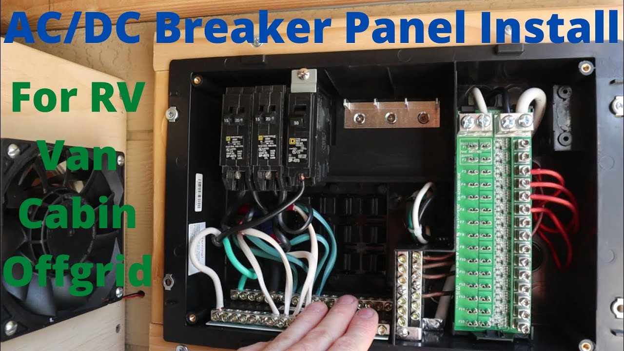 AC/DC Distribution Panel Install For RV/Van/Boat/Cabin