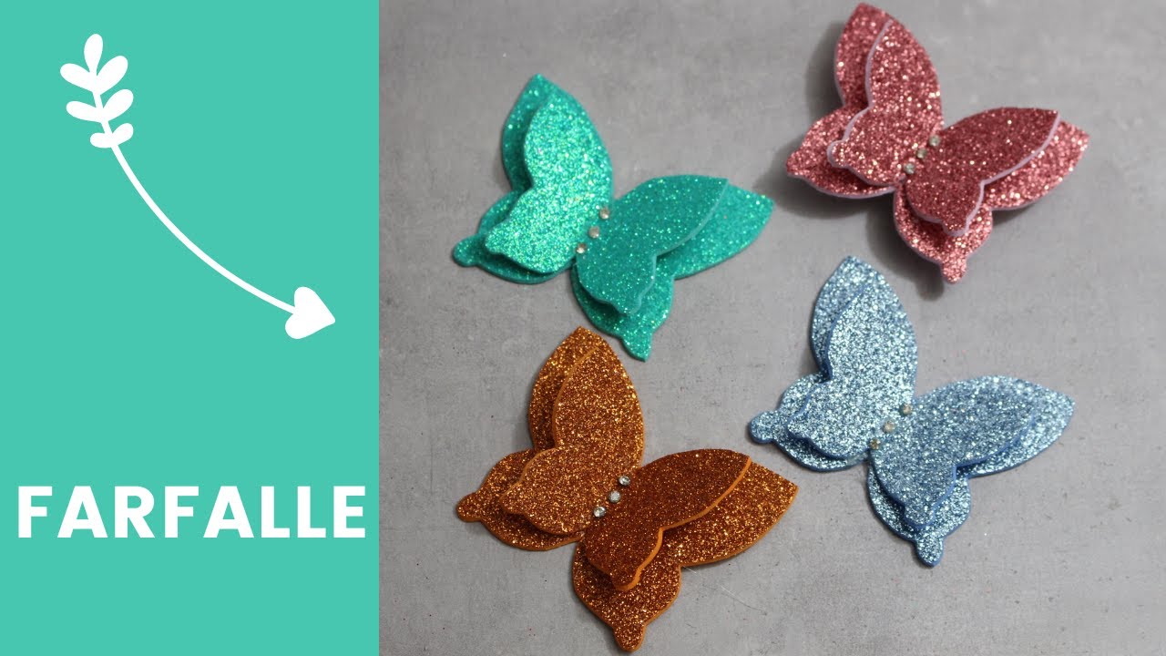 Idee fai da te. Farfalle facili da realizzare. DIY