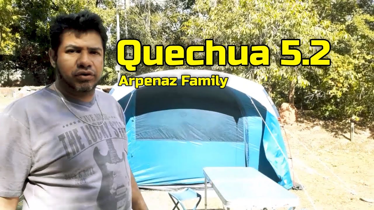 ..:: Detalhes da nossa Barraca Quechua Arpenaz 5.2 Fresh and Black ::..