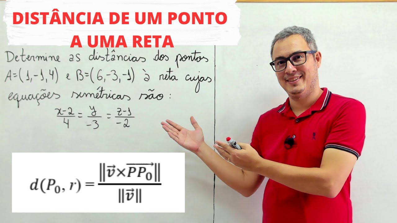 DISTÂNCIA DE UM PONTO A UMA RETA