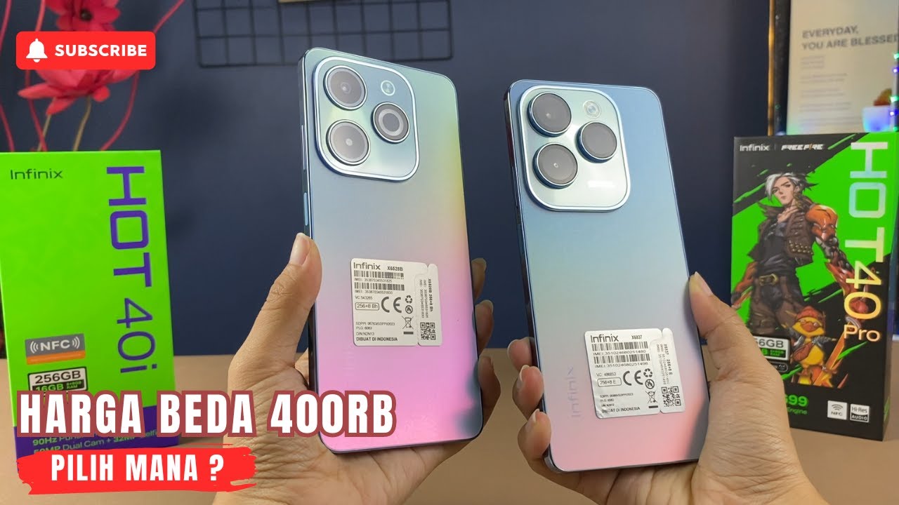 INFINIX HOT 40i VS INFINIX HOT 40 PRO I Handphone Gaming tapi MURAH ?