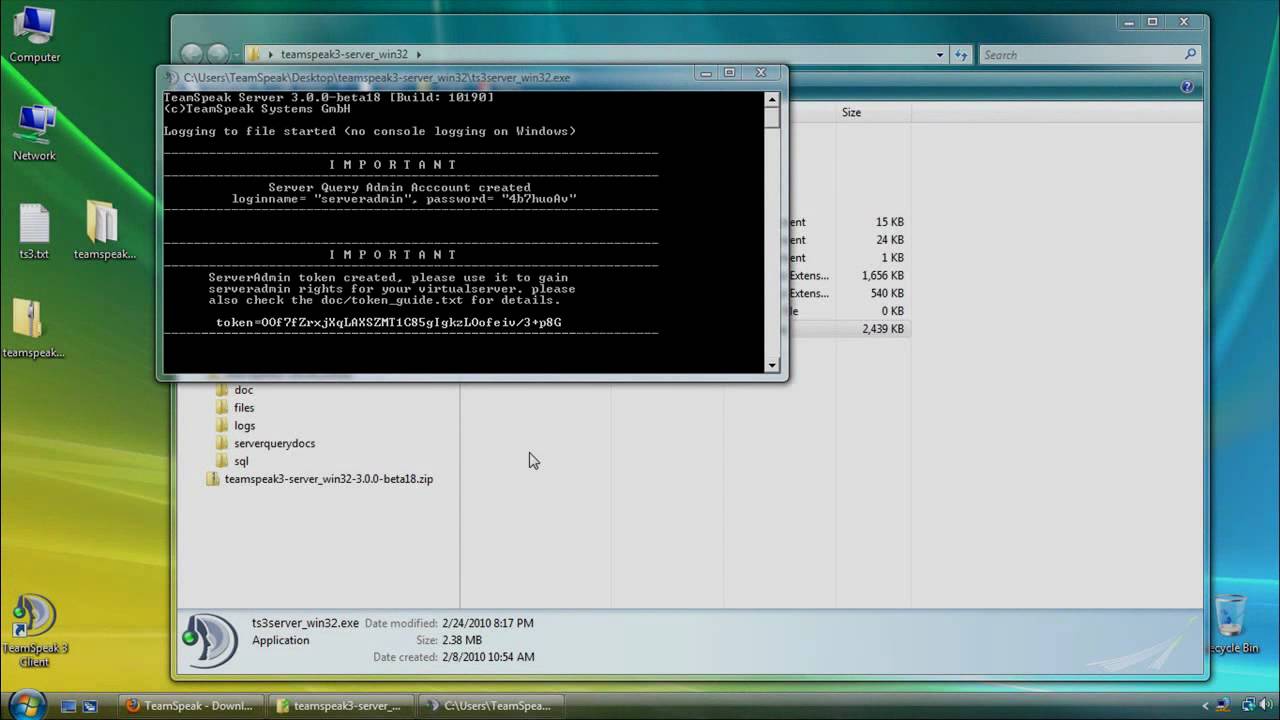 [S1] TeamSpeak 3 Server - Windows Installation and Config Basics