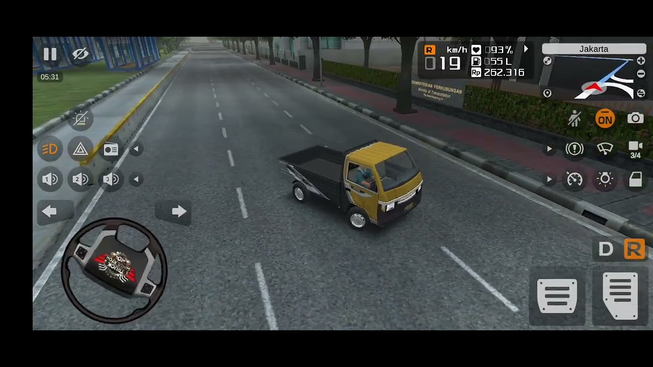 Mini truck drive game play