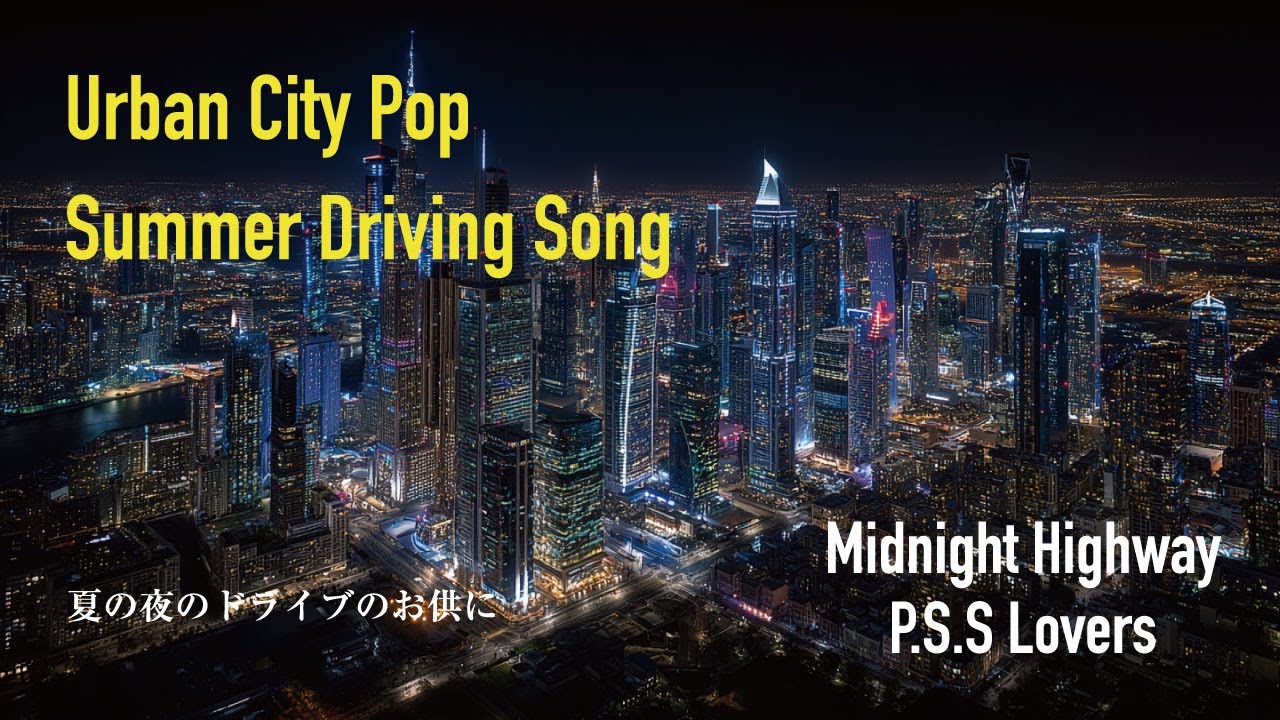 【Japanese City Pop】Summer Drive Song /夏の夜のドライブのお供に