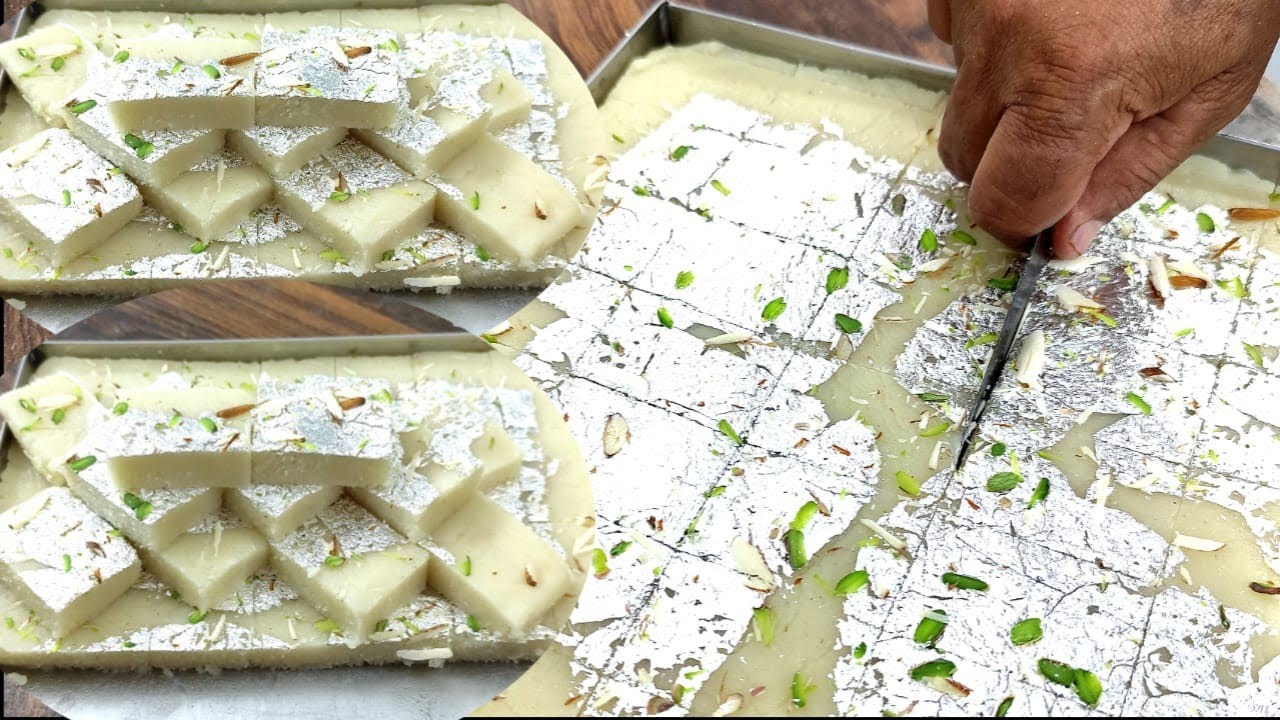 मैदा बर्फी रेसिपी | इस प्रकार मैदे की बर्फी अगर आप बनेंगे तो khoya जैसी टेस्टी बनती है | maida barfi