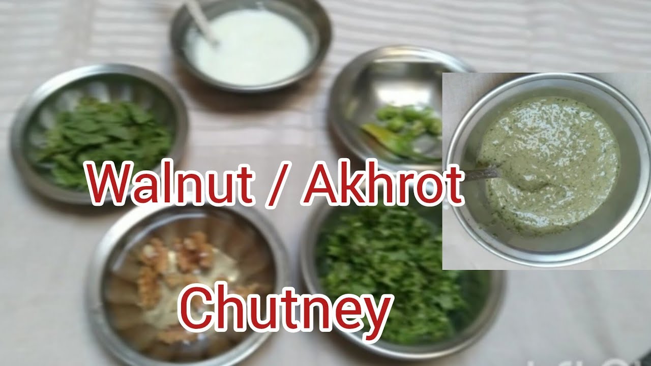 Walnut /Akhrot Chutney || Kashmir Vlogs ||Kashmir Village || samina arts vlogs