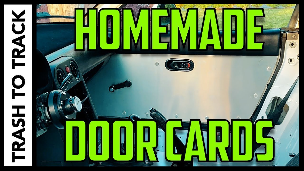 Ep 9 - Custom DIY Aluminum Door Cards (1992 Miata)