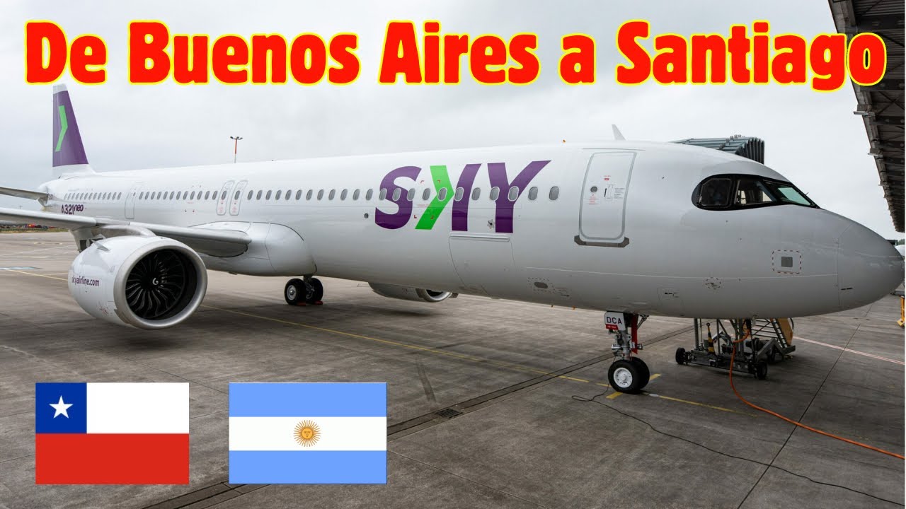 SUDAMÉRICA EN AVIÓN - De Buenos Aires a Santiago de Chile