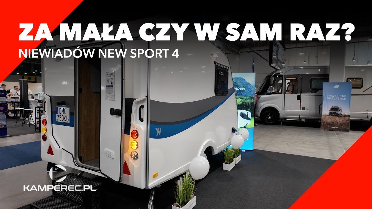 Zajrzyj do środka tej nietypowej przyczepy kempingowej! Niewiadow New Sport 4