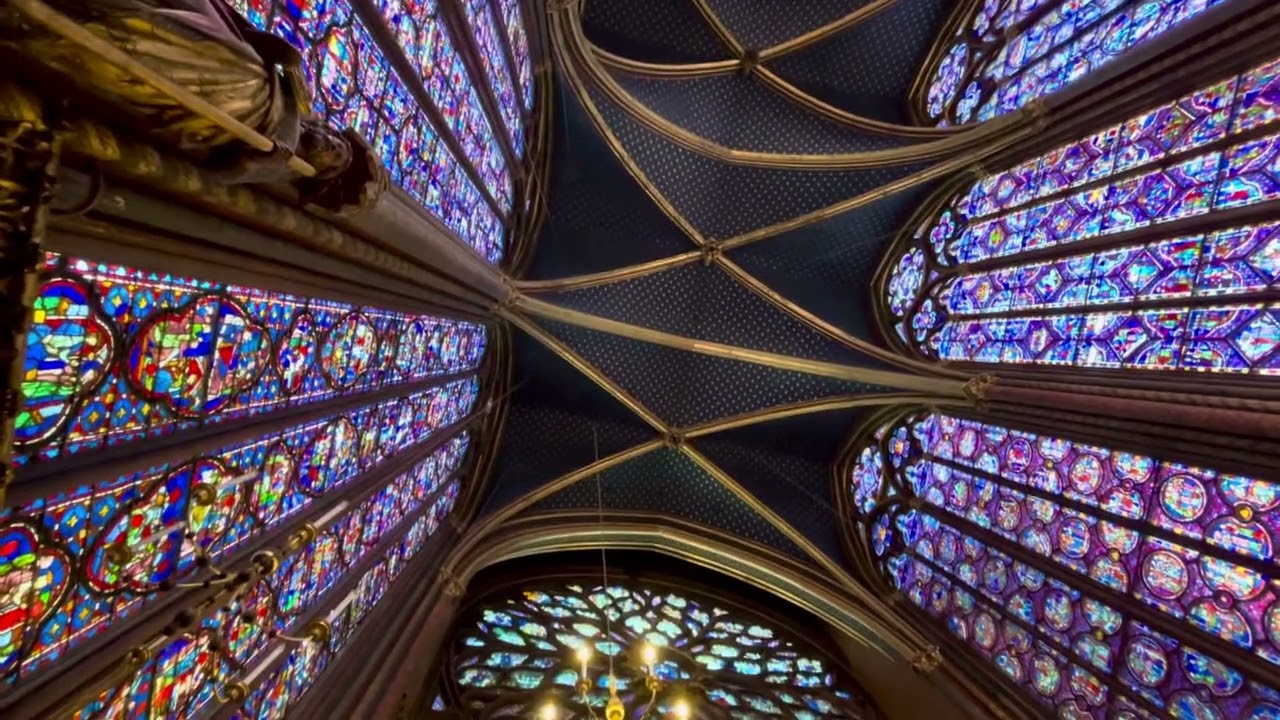 Saint-Chappelle, Paris - The stained glass windows