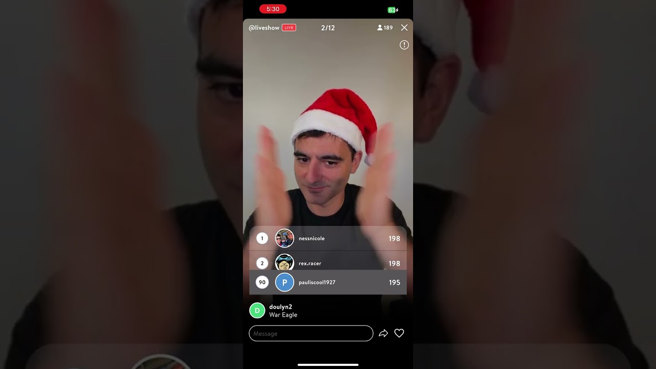 Trivia Crack Live Show December 21, 2025 5:25PM PST $3,000