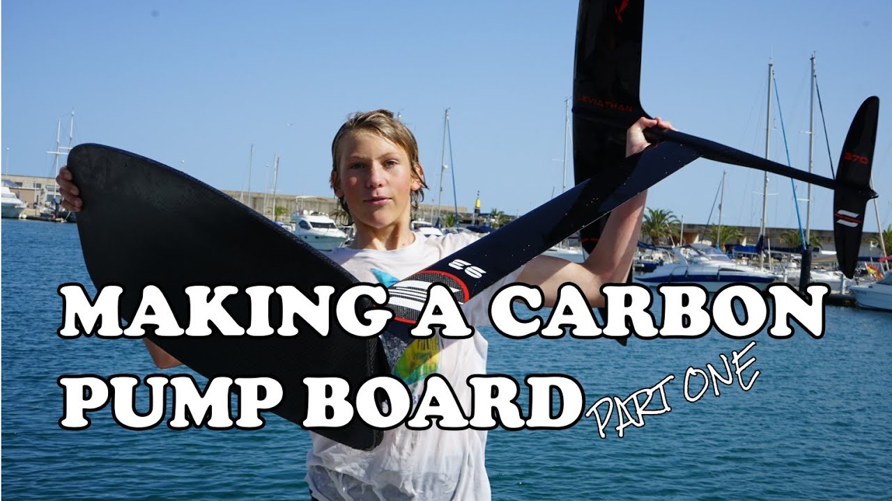 Boat Scraps to Foil Board: A 14-Year-Old's First Carbon Fibre Build
