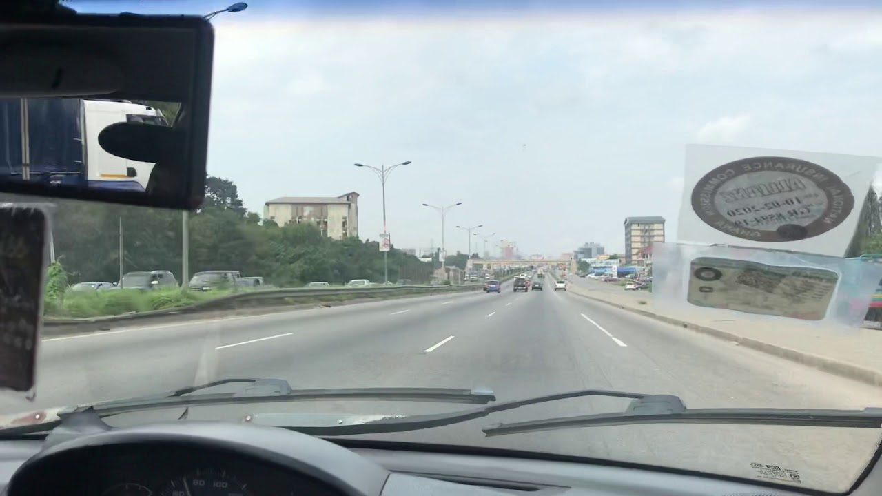 Road network in Accra, Ghana