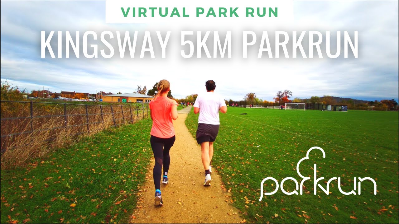 5 km parkrun (24 minutes) | Virtual Fast Run Race | Treadmill Workout Scenery | Kingsway Gloucester