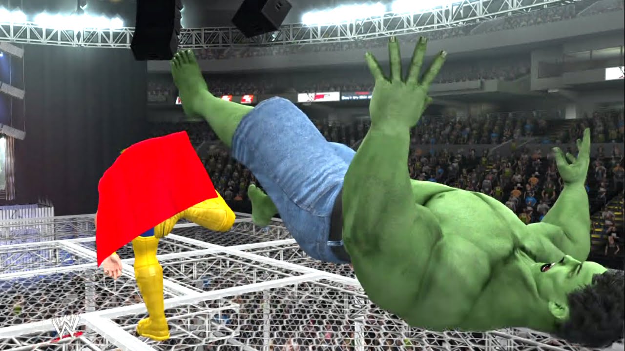 WWE 2K15 - Thor VS HULK - HELL IN A CELL MATCH
