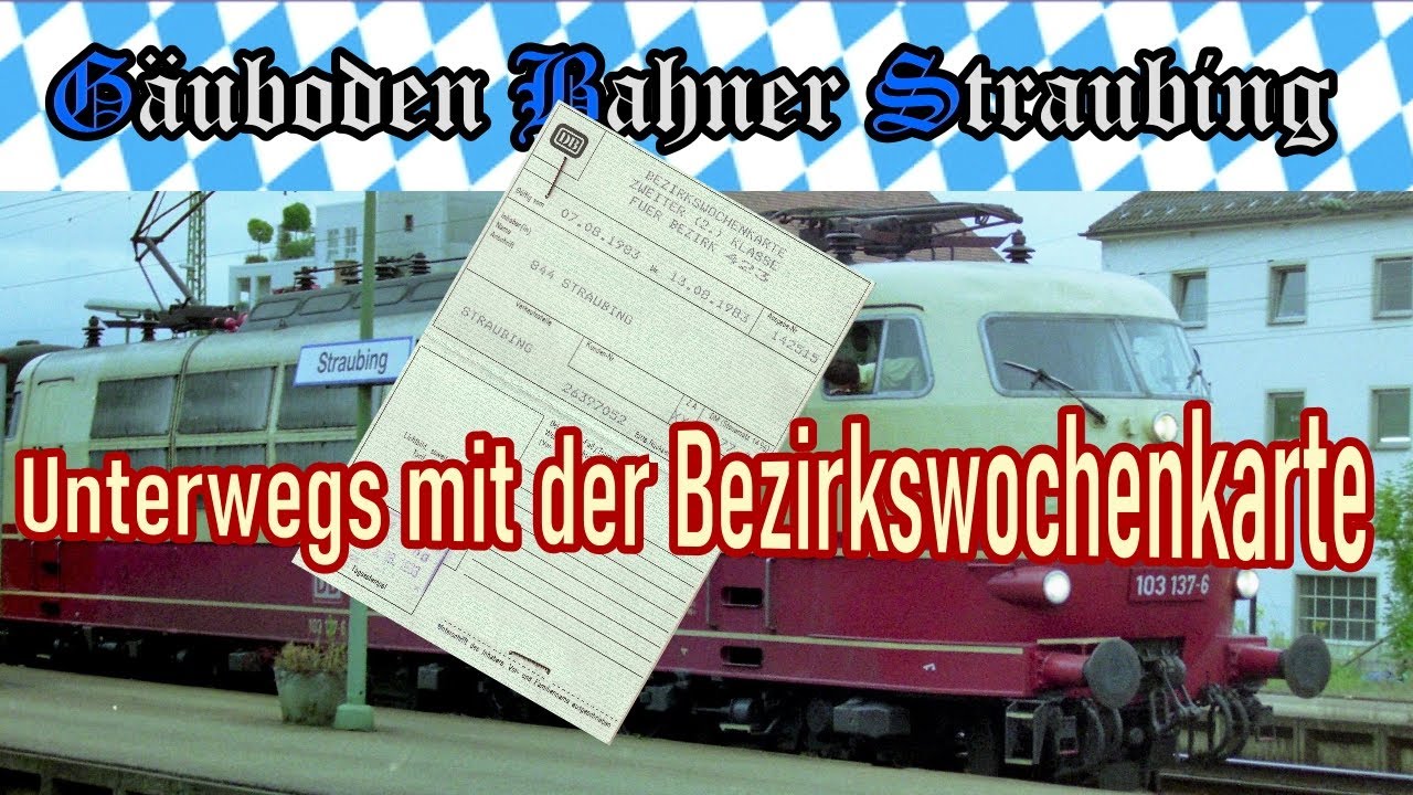 🚞 Unterwegs mit der Bezirkswochenkarte 🚊 August 1983 🚇 # 041