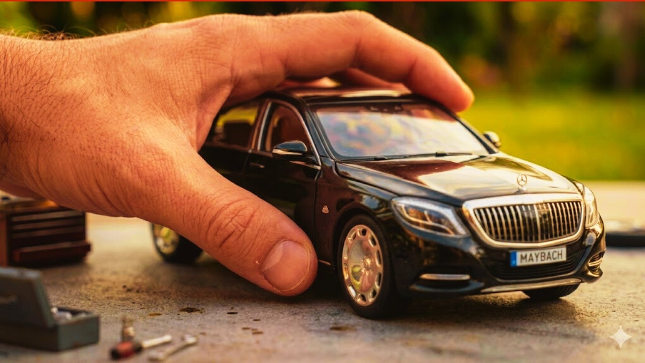 2. World's Most Expensive Looking Toy Car 🤯    | Mercedes Maybach 1:24 Diecast Collection Unboxing