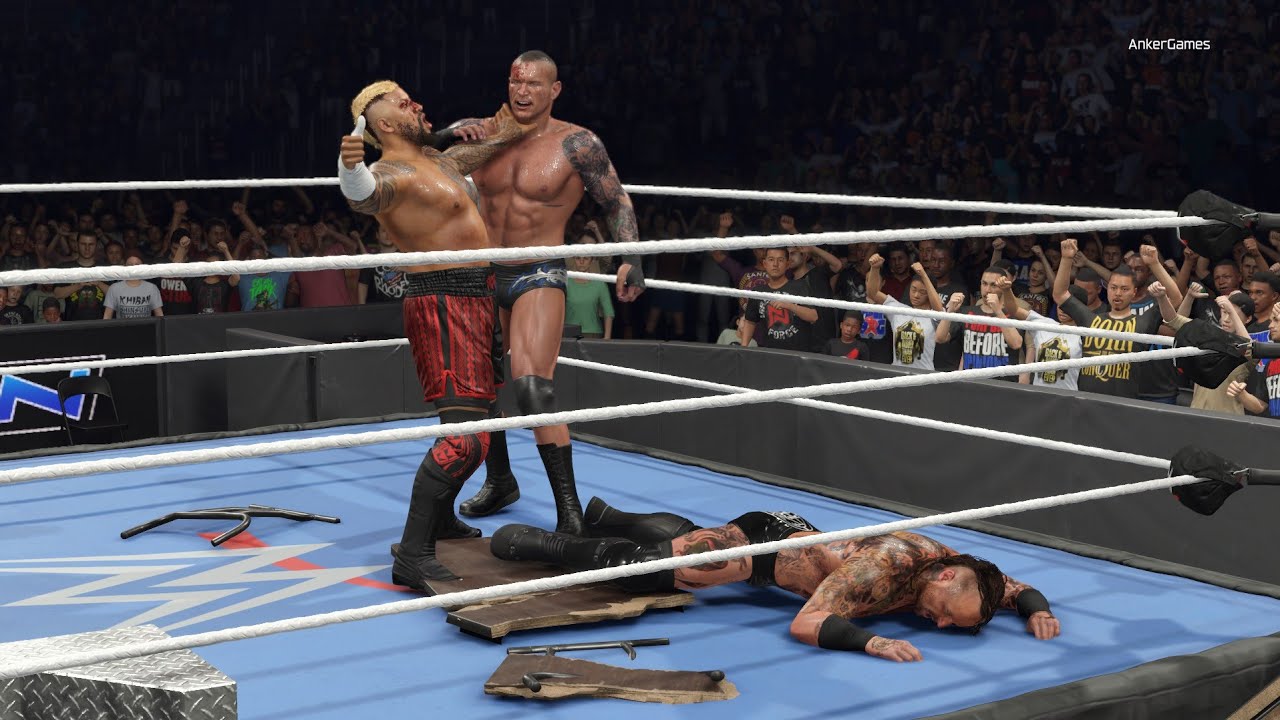 Randy Orton vs Aleister Black vs Solo Sikoa 🔥 Extreme Rules Triple Threat | WWE 2K game#wwegameplay 