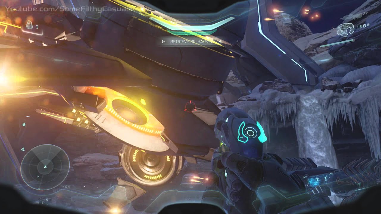 Halo 5 - Flying a Phaeton on Osiris