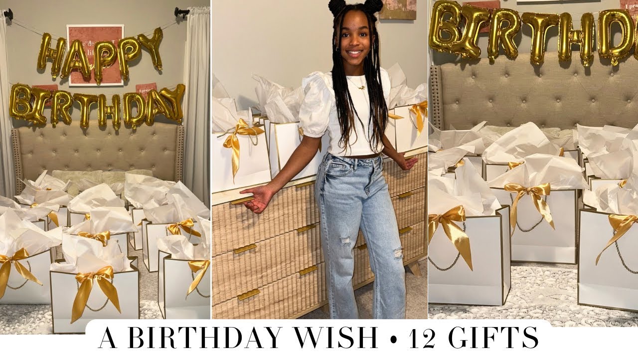 12 GIFTS FOR MY 12-YEAR-OLD DAUGHTER 🎁 | VLOGMAS BIRTHDAY SURPRISE ​⁠​⁠@tiahnamrose