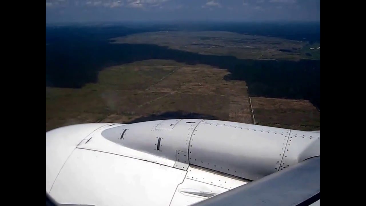 ORENAIR Boeing 737-800 посадка в Воронеже (Чертовицкое UUOO). Landing in Voronezh (UUOO)