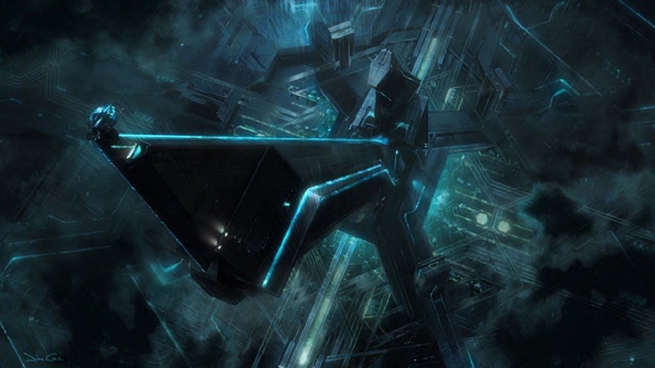 Concept Art by Dylan Cole for Tron Legacy (2010)