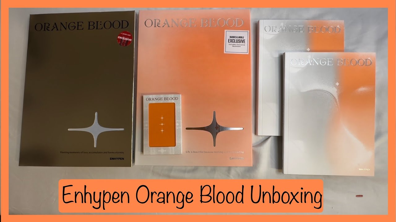 Enhypen Orange Blood Album Unboxing #enhypen #kpop #unboxing