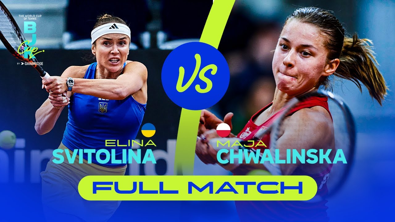 Elina Svitolina (UKR) v Maja Chwalinska (POL) | 2025 Billie Jean King Cup Qualifiers | FULL MATCH