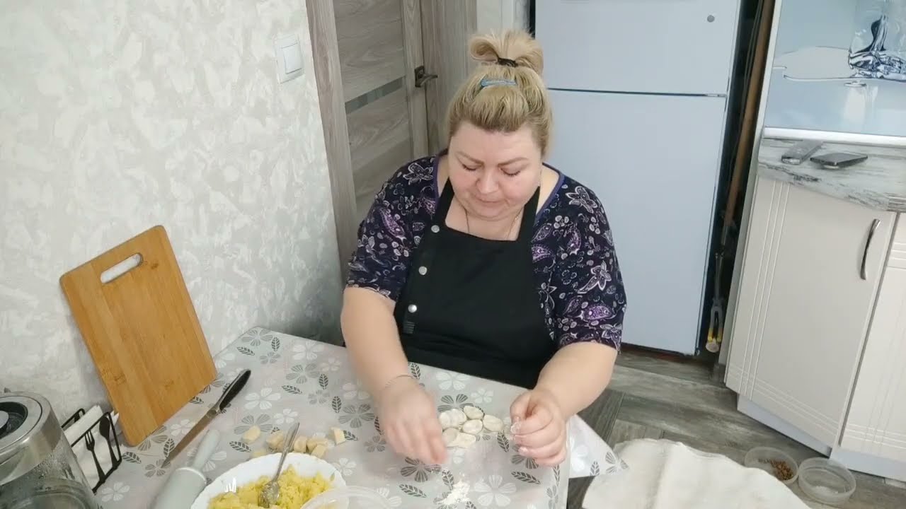 Прямое включение. Налепила вареников с картошкой. Отвечаю на ваши вопросы