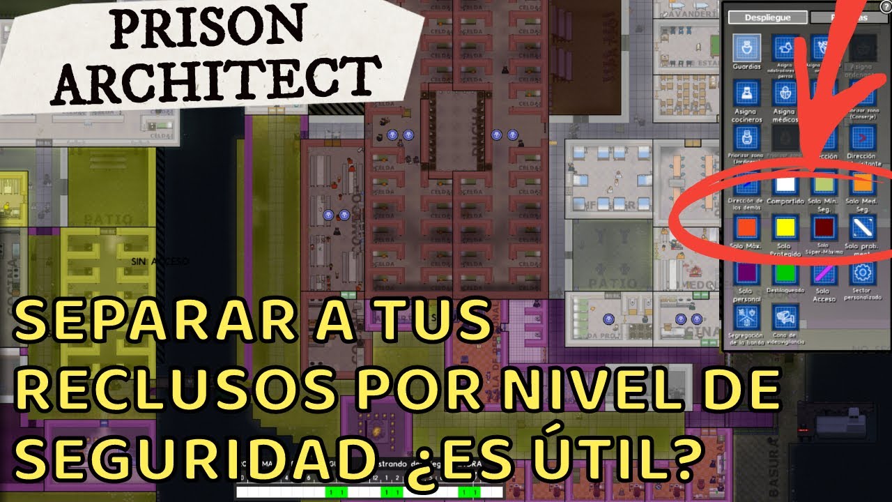 Prison Architect - Para qué y cómo debes de SEPARAR a tus RECLUSOS