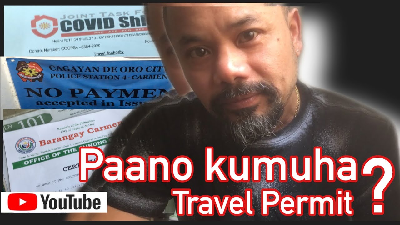 Paano kumuha ng Travel Permit / Going to other region Tagalog Version