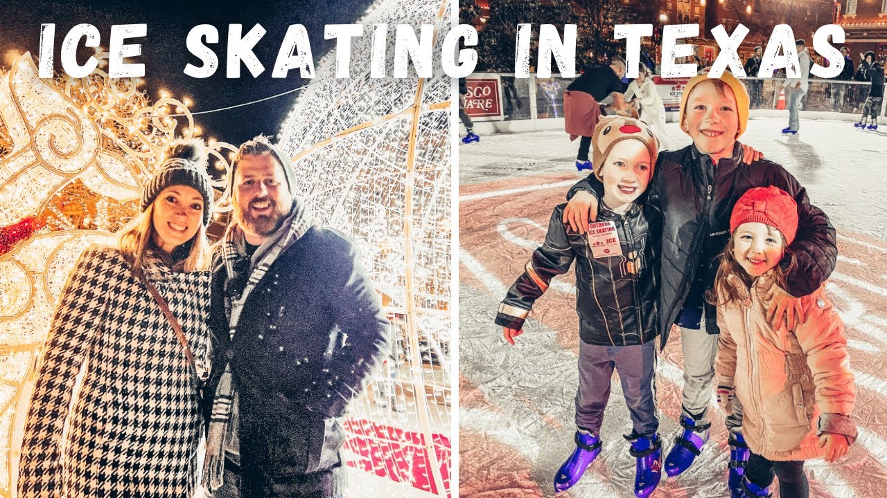 Christmas in Frisco Texas| Ice Skating | Christmas Lights #christmas #snow