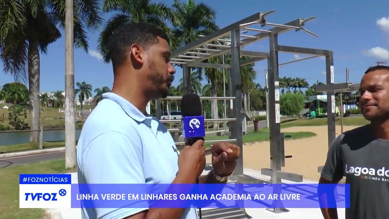 Linha Verde em Linhares ganha academia ao ar livre