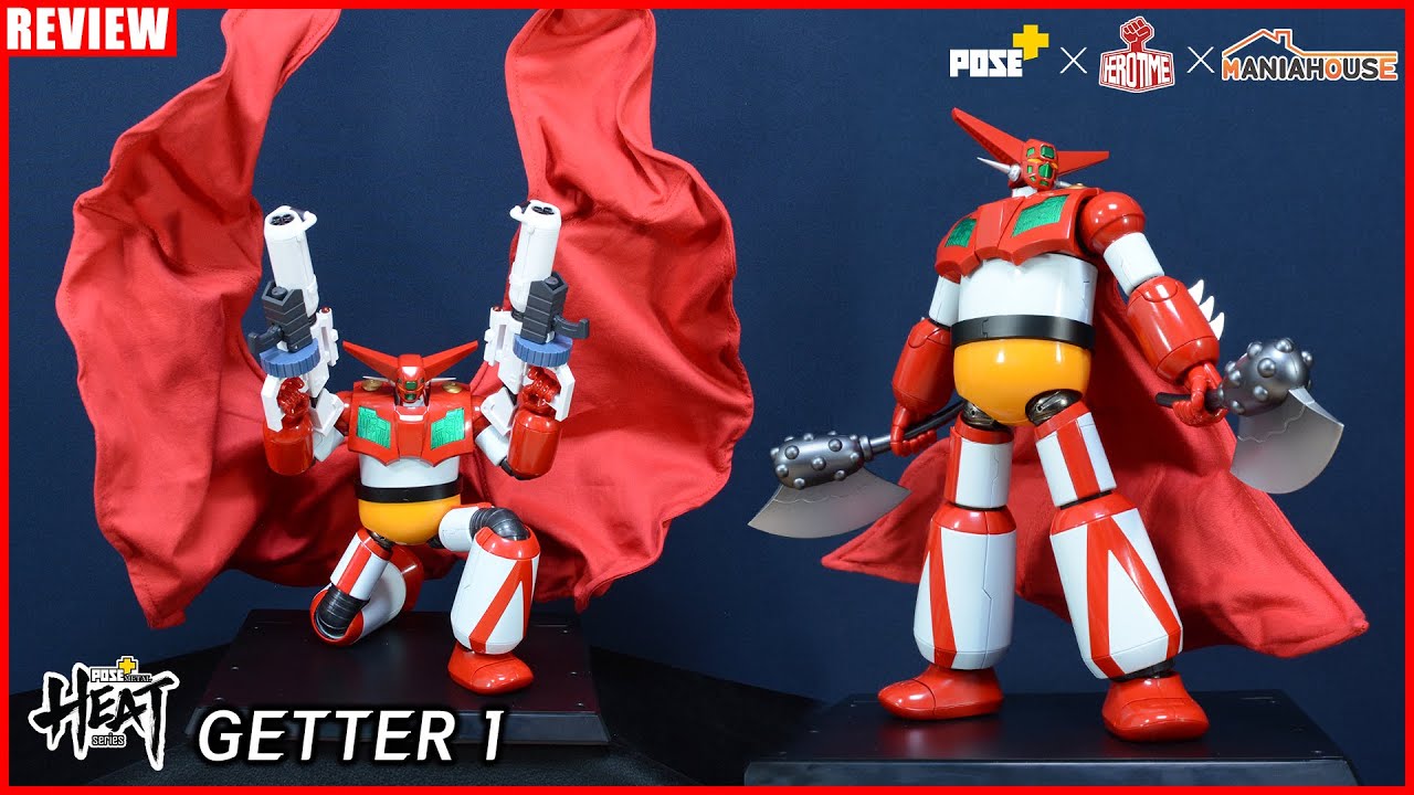[선행 리뷰] 거대한 겟타 윙과 풍성한 이펙트!! 포징이 재미있다! - POSE+ Metal Heat Series 겟타1 [REVIEW]