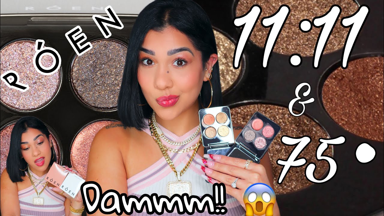 ROEN BEAUTY| 11:11 & 75&bull; Eyeshadow Palettes! DAM THEY&rsquo;RE ON SALE!! My Honest Opinion no BS!