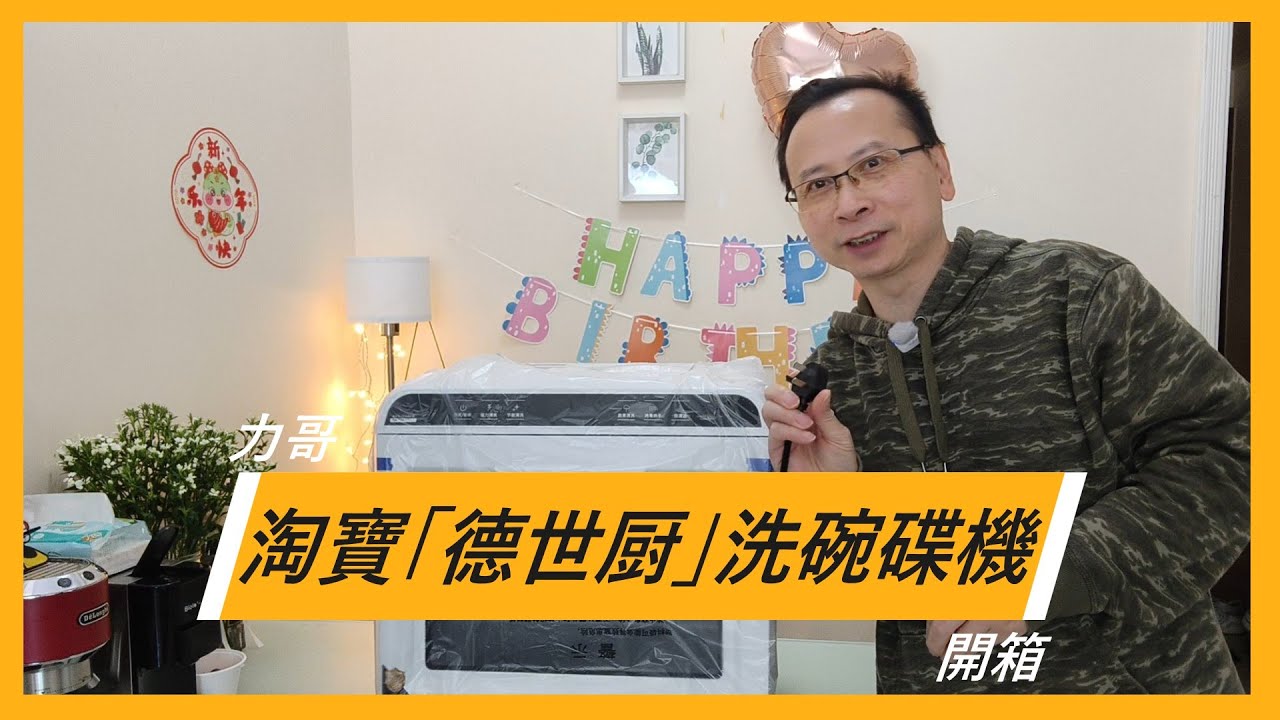 [AI字幕] 淘寶「德世厨」洗碗碟機 開箱及介紹 Dish Washer Unboxing