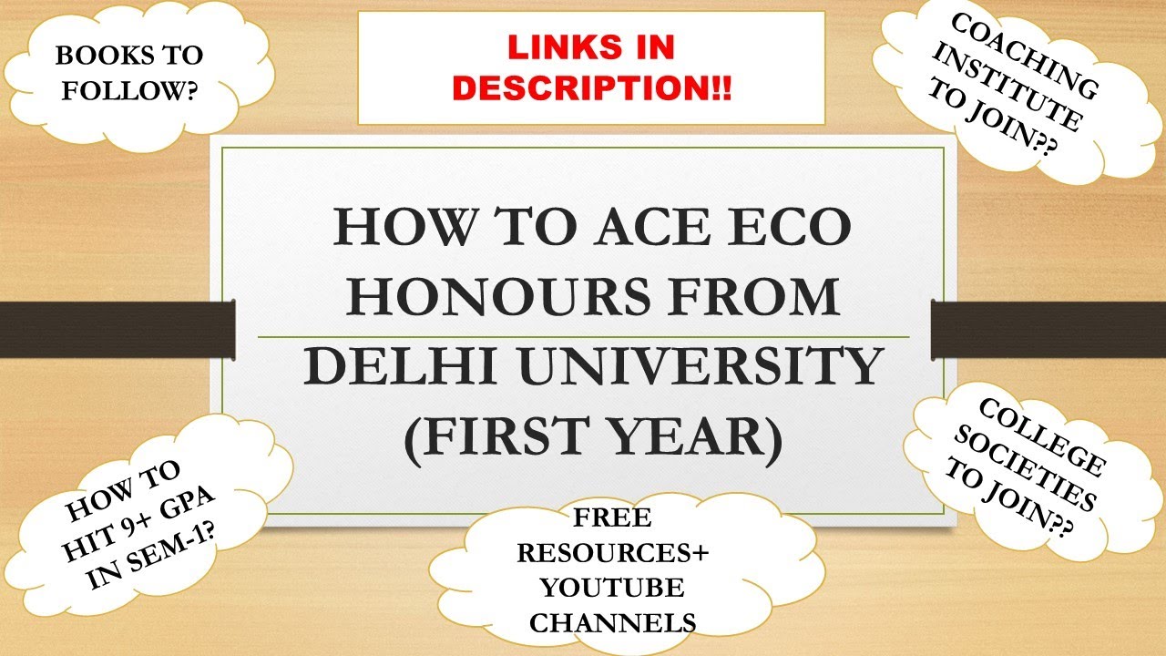 How to Score 9+ GPA|| Eco Honours|| Delhi University|| 