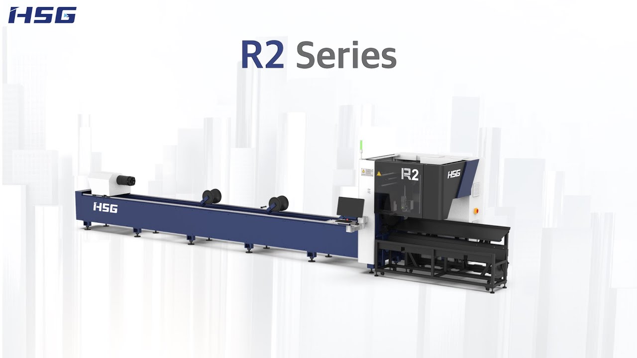 HSG R2 8-240mm Fiber Laser Tube Cutting Machine | HSG Laser
