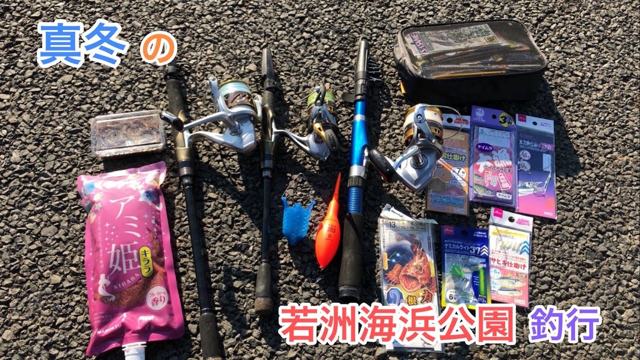 【若洲海浜公園】冬の寒い時期に東京都で一番人気の釣り場へ行き、何が釣れるか色々やってみました