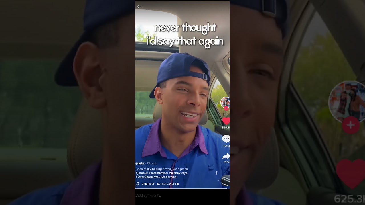 A guy working at Disney got fired because of his 'tiktok videos'