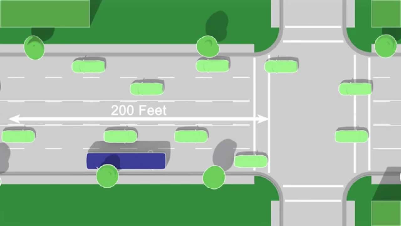 Silver Line Traffic Interaction Animation
